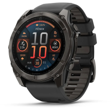 Garmin Fenix 8 AMOLED Sapphire 51mm Dark Gray / Black Silicone Band (010-02905-21 | 010-02905-63)