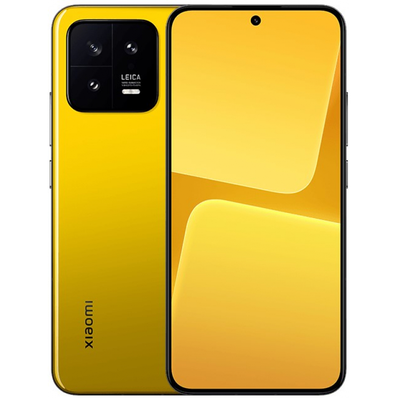 Best deals Xiaomi 13 8/128GB Yellow buy online smartphones best cheapest  price December 14, 2022 6.36 inches Qualcomm SM8550-AB Snapdragon 8 Gen 2  (4 nm) 8 GB 50 Mpx offline store and