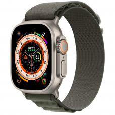 Apple Watch Ultra 49mm Green / Titanium Case