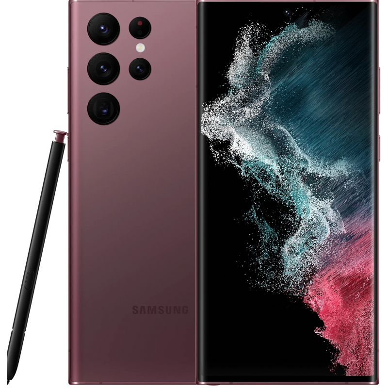 Samsung Galaxy S22 Ultra 12/256GB 5G (Snapdragon) Burgundy